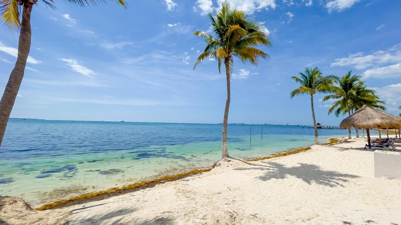 Departamento Primera Linea De Playa Cancún Exteriér fotografie